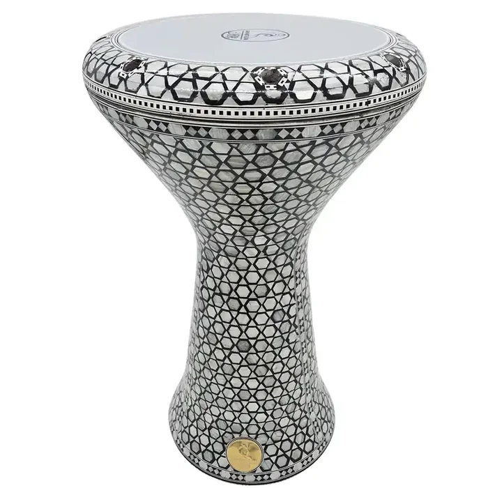 The 21‘‘ Metis Mother of Pearl Sombaty XL Gawharet El Fan Darbuka