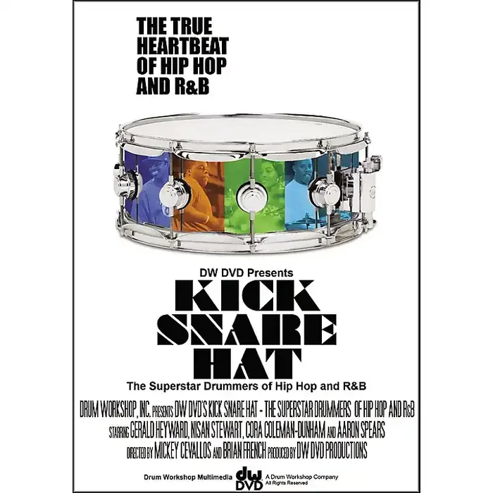 The Drum Channel Kick Snare Hat The Superstars of Hip-Hop and R&B – 2-DVD Set Guitar Center