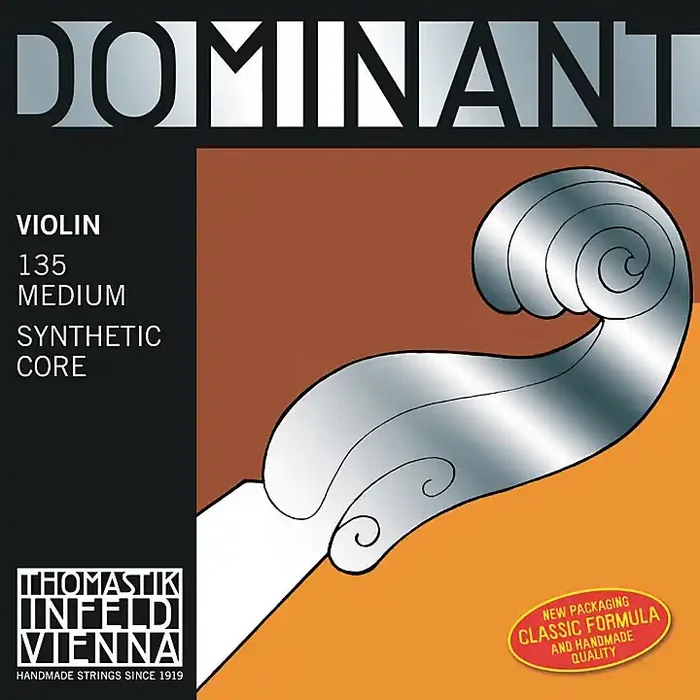 Thomastik Dominant 4/4 Size Violin Strings 4/4 Set, Wound E String, Ball End Guitar Center