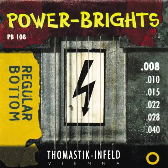 Thomastik PB108 Power-Brights Bottom Extra Light Guitar Strings Guitar Center