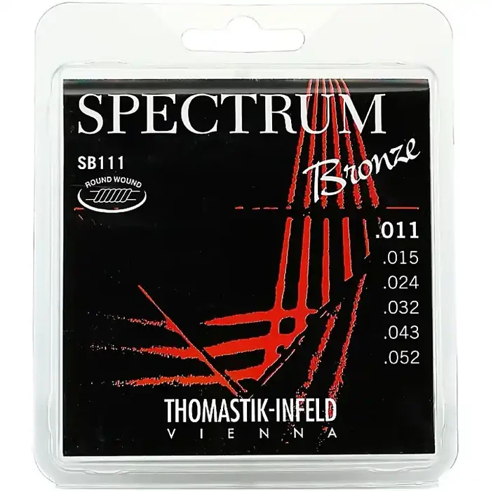Thomastik Spectrum Bronze Acoustic Guitar Strings Light (11 – 52) Guitar Center