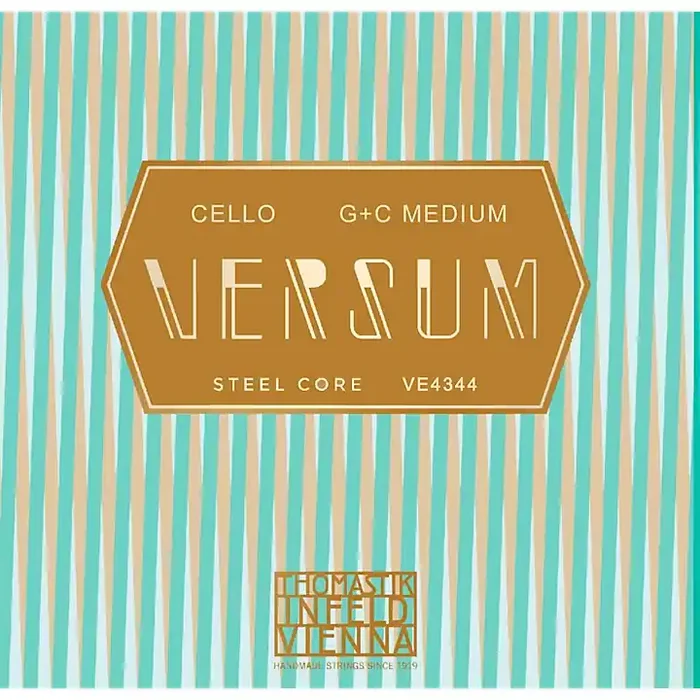 Thomastik Versum Tungsten G and C Cello String Combo Pack 4/4 Size, Medium Guitar Center