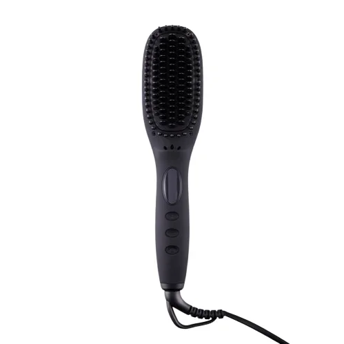 TNS Hair Straightener Hot Brush V3 (Black)
