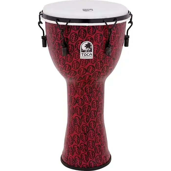 Toca Freestyle II Mechanically-Tuned Djembe 12 in. Red Mask Guitar Center