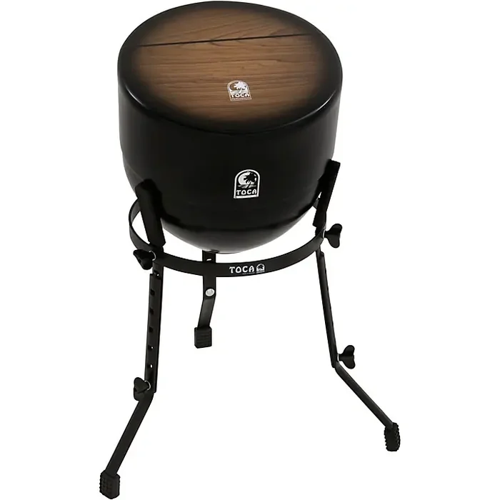 Toca Snare Conga Cajon with Stand 14 in. Black/Natural Guitar Center