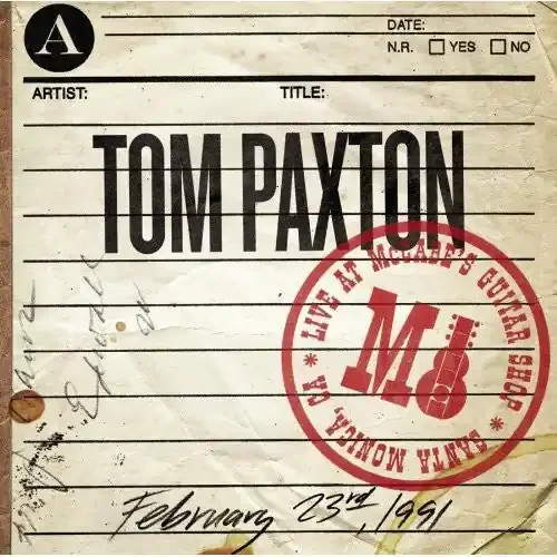 Tom Paxton Live at McCabe‘s Guitar Shop – COMPACT DISCS