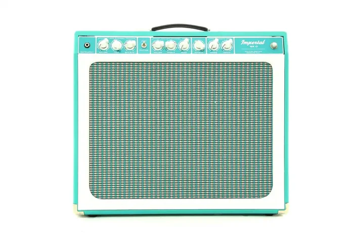 Tone King Imperial MK II 1 x 12″ Combo Amplifier – Turquoise/White