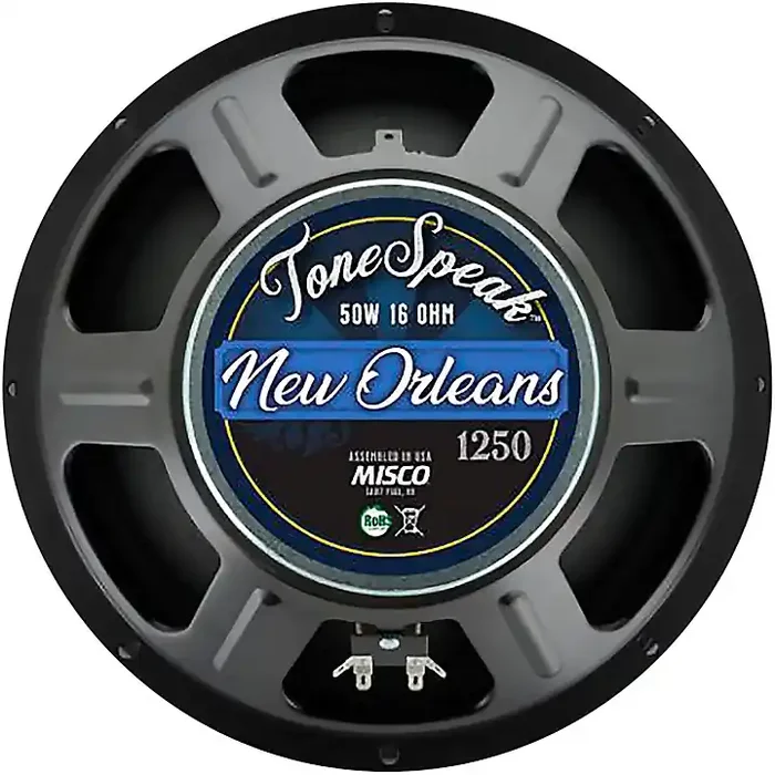 ToneSpeak New Orleans 1250 12″ 50W Guitar Speaker 16 Ohm Guitar Center