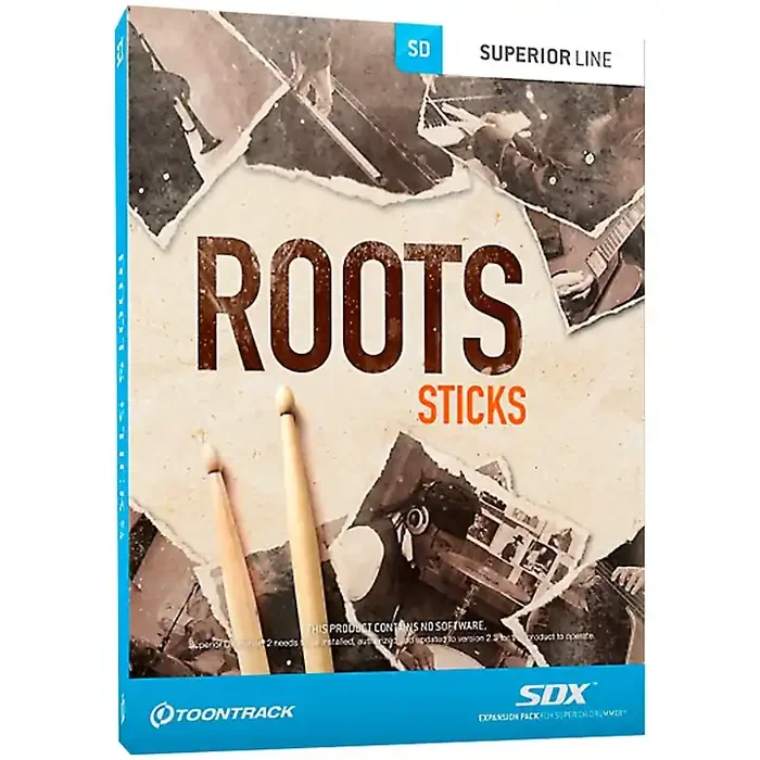 Toontrack Roots Sticks SDX Expansion Pack Guitar Center