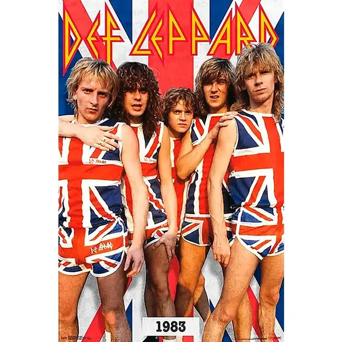 Trends International Def Leppard – Union Jack Poster Guitar Center