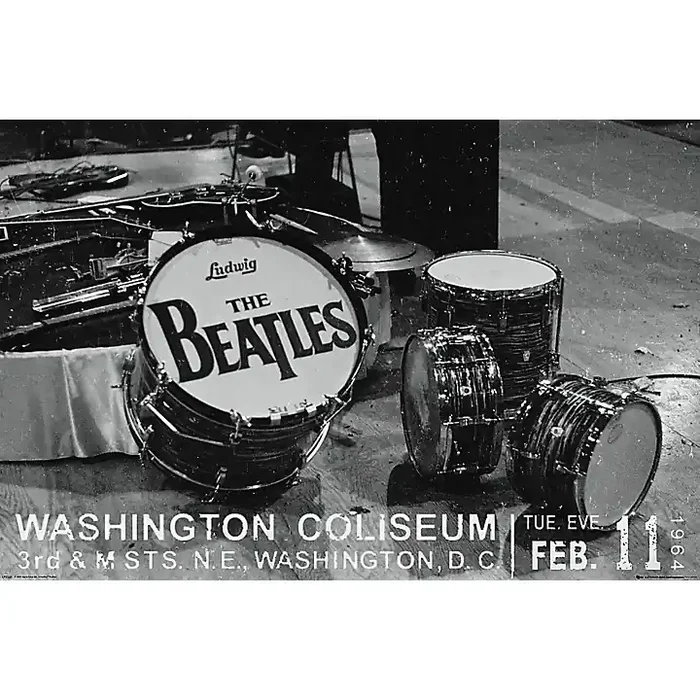 Trends International The Beatles – In Washington Poster Guitar Center