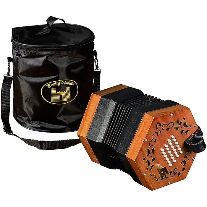 Trinity College AP-2248A English-Style 48-Button Concertina Light Brown Guitar Center