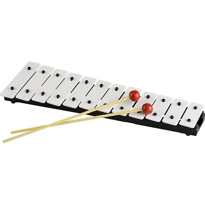 Trophy Diatonic Bell Set 12 Note Diatonic White Bars, C-G, Tr9008 Guitar Center