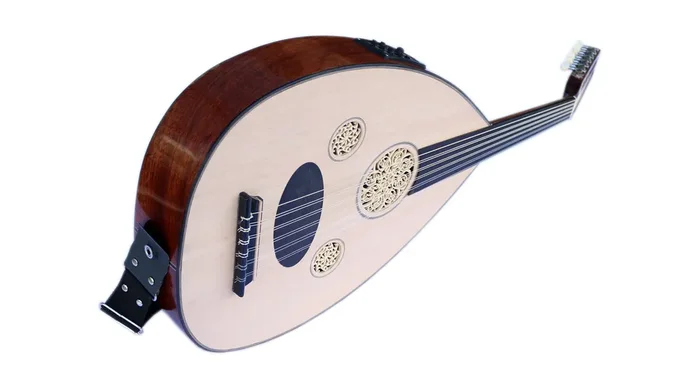 Turkish Professional Half Electric Acoustic Oud OUDE 5