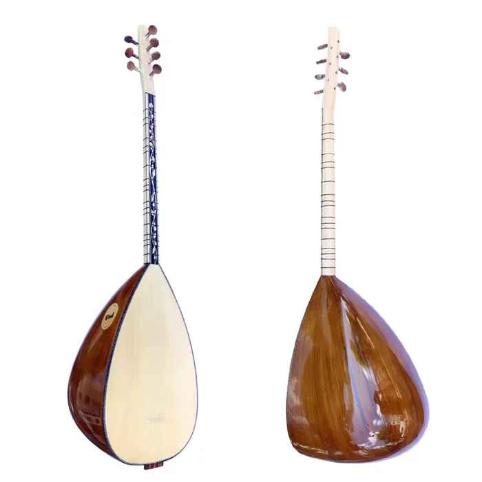 Turkish Quality Short Neck Mulberry Baglama Saz ASK-306