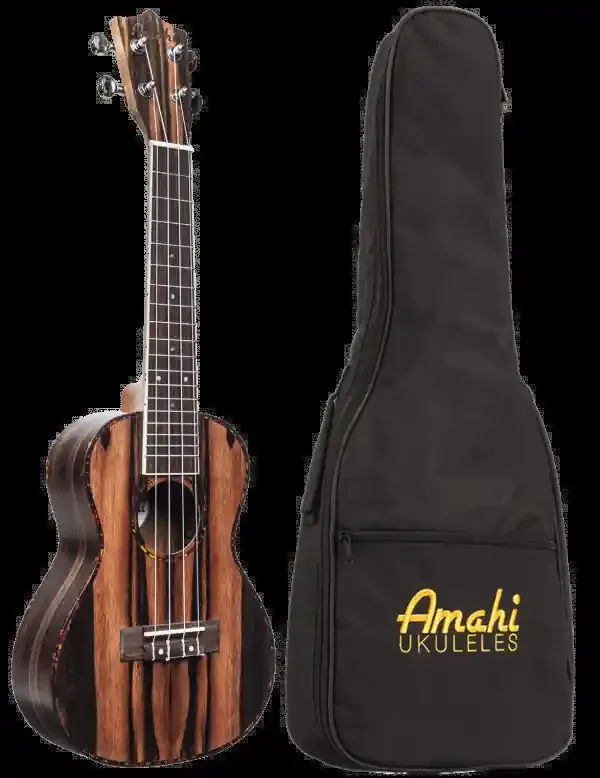 UK990C-EQ Amahi Classic Ebony, Concert EQ