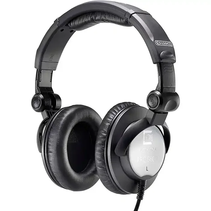Ultrasone PRO 580i Studio Headphone Black/Silver Guitar Center