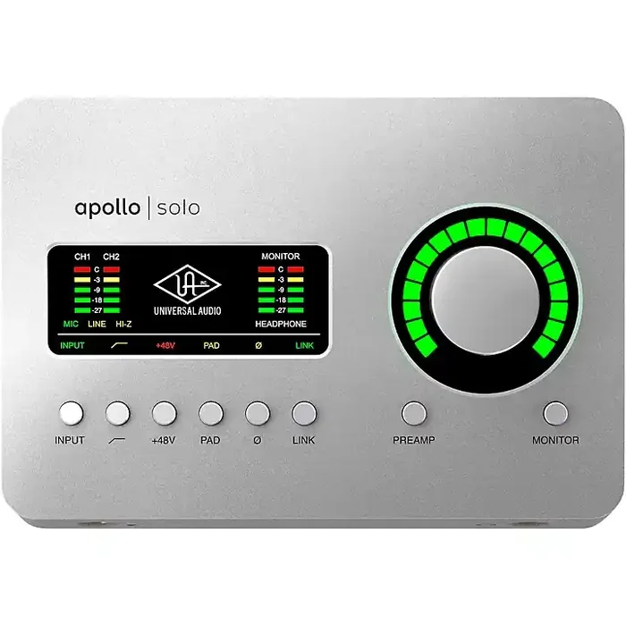 Universal Audio Apollo Solo Heritage Edition Thunderbolt 3 Audio Interface Guitar Center