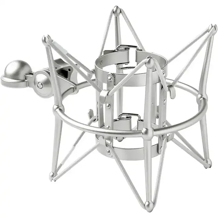 Universal Audio Replacement silver shockmount with locking clasps for UA Bock 251 microphone Guitar Center