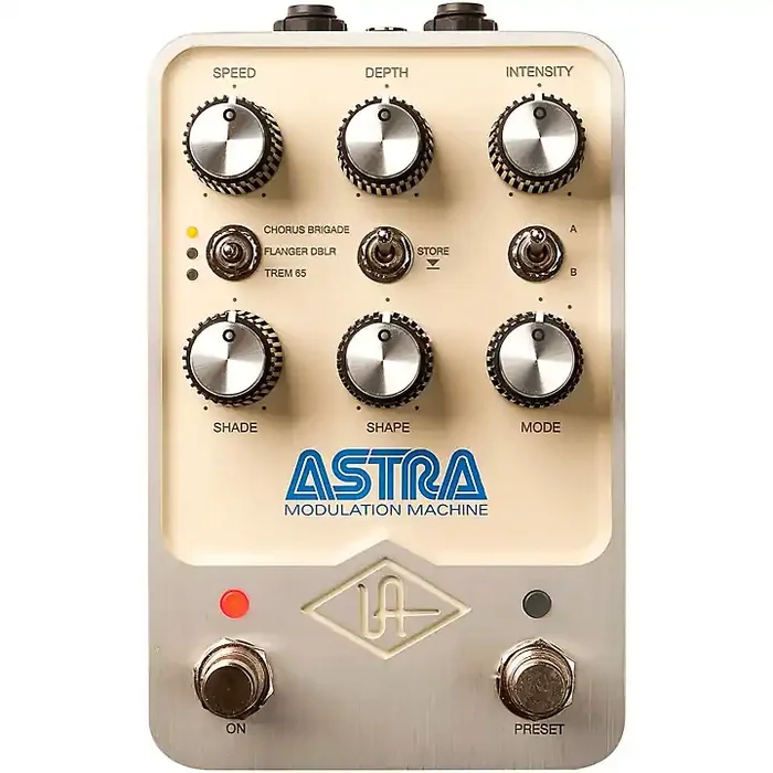 Universal Audio UAFX Astra Modulation Machine Effects Pedal Cream Guitar Center