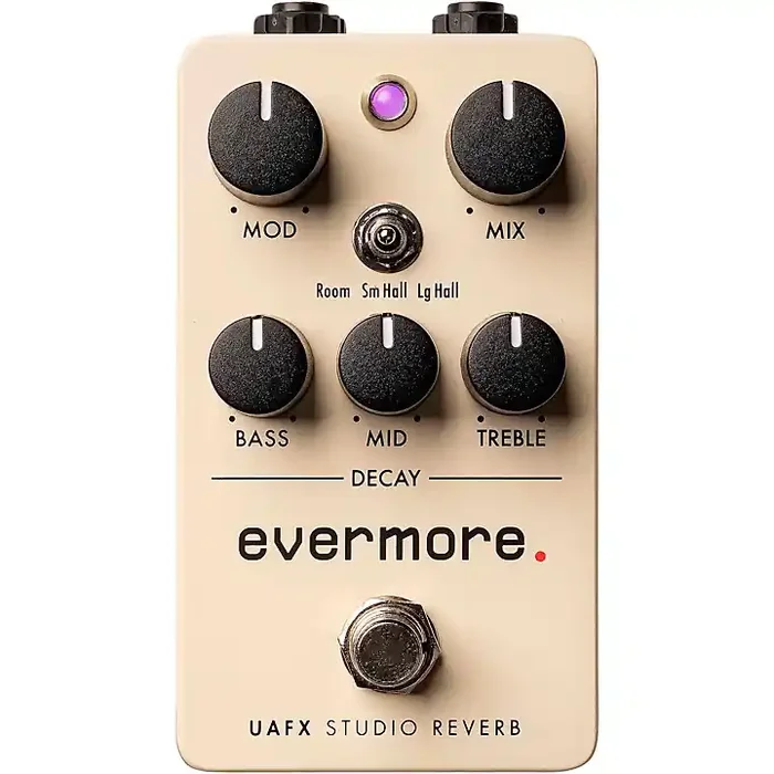 Universal Audio UAFX Evermore Studio Reverb Effects Pedal White Guitar Center