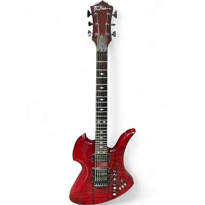 Used B.C. Rich Mockingbird Legacy ST Trans Red Solid Body Electric Guitar Trans Red