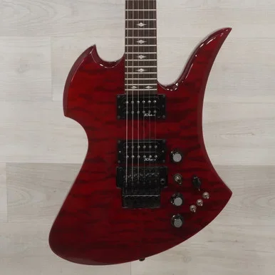 Used Bc Rich Mockingbird Stc Pointy Electric Guitar Red