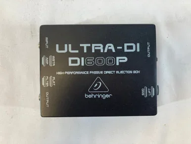 Used Behringer Ultra-DI DI600P DI Box