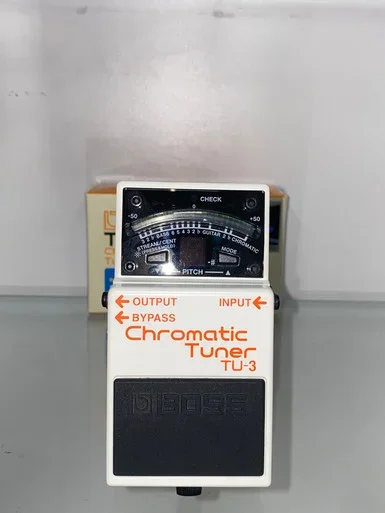 Used Boss CHROMATIC TUNER TU-3 PEDAL Vintage Guitar Effects Pedal