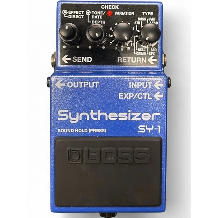 Used BOSS SY-1 Synthesizer Effect Pedal