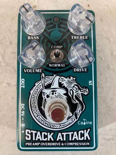 Used CaLine Stack Attack Comp/Overdrive Pedal