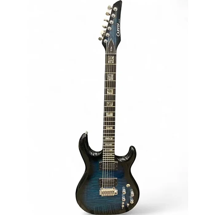 Used Carvin DC400 TRANS BLUE Solid Body Electric Guitar TRANS BLUE