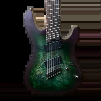 Used Cort KX507MS Electric Guitar Green 7-String