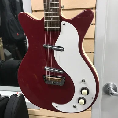 Used Danelectro DC-59 Double Cut Electric Guitar Red 6-String