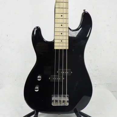 Used Davison LEFTY P BASS P Type Bass Guitar Black 4-String