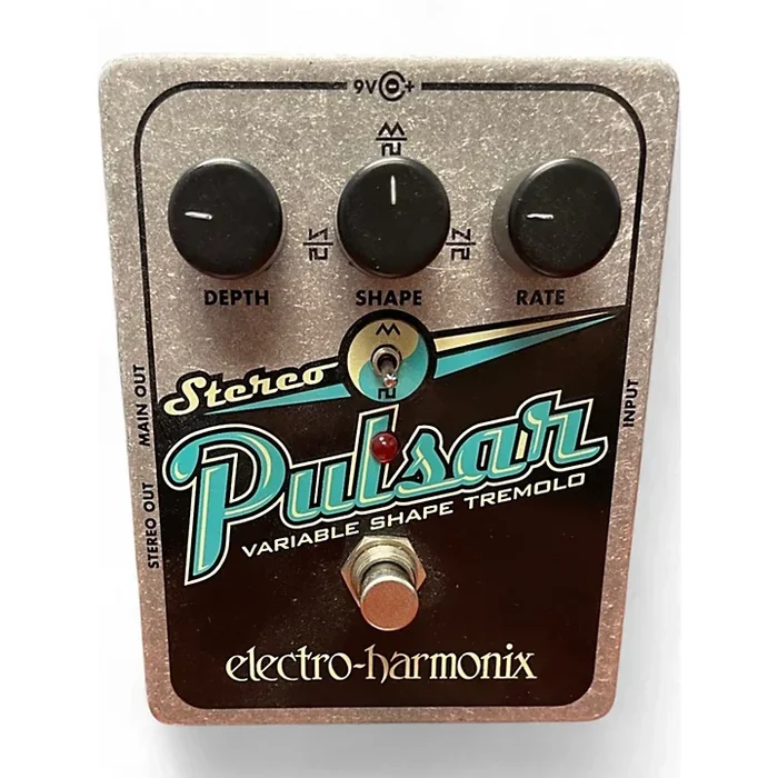 Used Electro-Harmonix stereo pulsar Effect Pedal