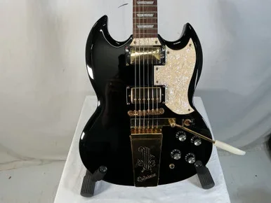 Used Epiphone 65 REISSUE G-400 MAESTRO SG Type Electric Guitar Black 6-String