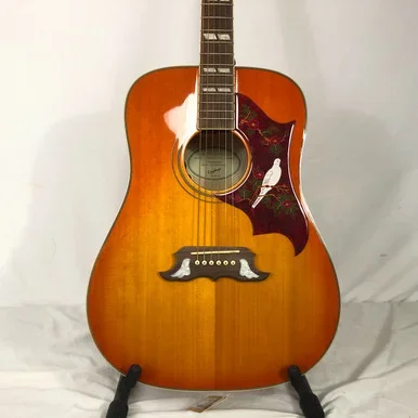 Used Epiphone DOVE STUDIO Solid Top Acoustic Guitar Cherry Sunburst
