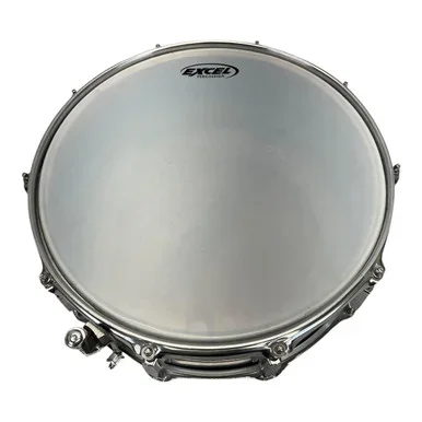 Used Excel Steel Snare With Mute Metal Snare Drum 14″