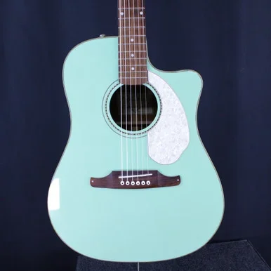 Used Fender SONORAN SCE ACOUSTIC Solid Top Acoustic Guitar Green