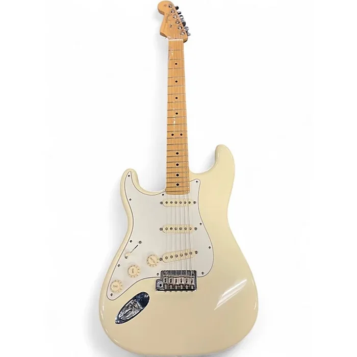 Used Fender STANDARD STRATOCASTER Olympic White Solid Body Electric Guitar Olympic White
