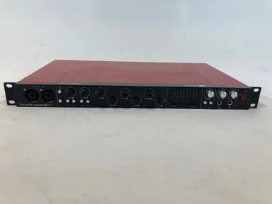 Used Focusrite SCARLETT 18I20 1ST GEN Computer Interface 44.1khz Sample Rate