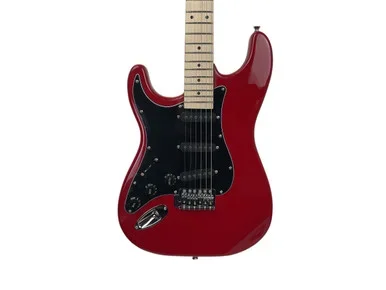 Used GLARRY S-TYPE LH S Type Electric Guitar Red 6-String