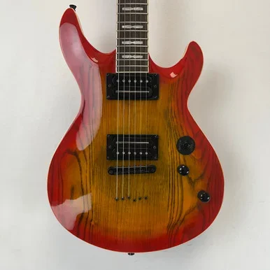Used GSTYLE ELECTRIC GUITAR Double Cut Electric Guitar Cherry Sunburst 6-String