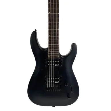 Used Jackson JS22 7 STRING DINKY S Type Electric Guitar Black 7-String