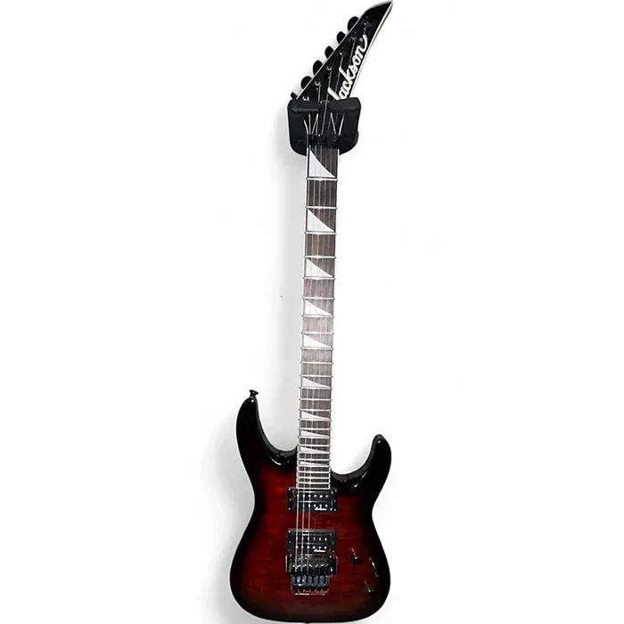 Used Jackson JS32Q Crimson Red Burst Solid Body Electric Guitar Crimson Red Burst