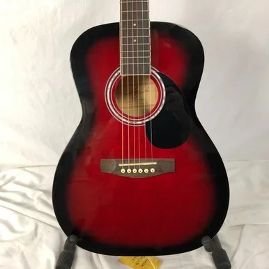 Used Jay Turser JJ43 Laminate Top Acoustic Guitar Red
