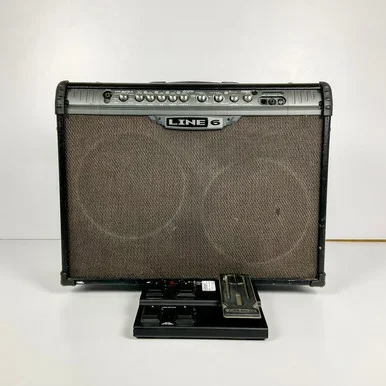 Used Line 6 SPIDER III 2 x 12 Solid State Amplifier W/FBV Pedal