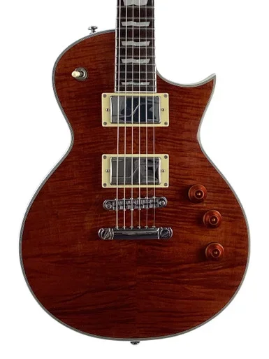 Used LTD EC-1000 W/ FISHMAN PUPS LP Type Electric Guitar Wood 6-String