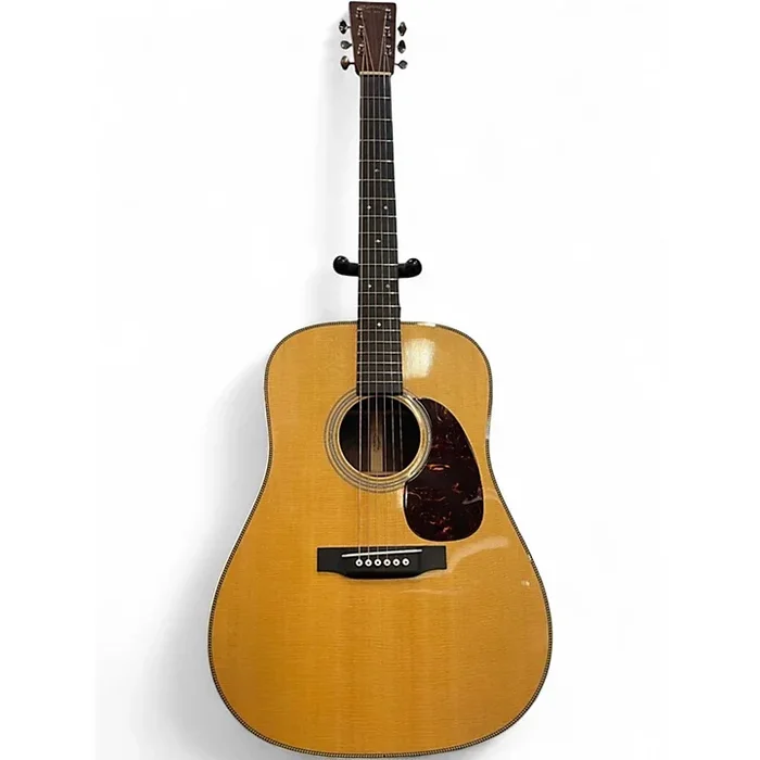 Used Martin HD28VE Vintage Series Natural Acoustic Electric Guitar Natural